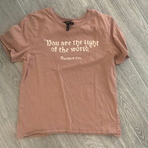 Forever 21 Bible Verse shirt